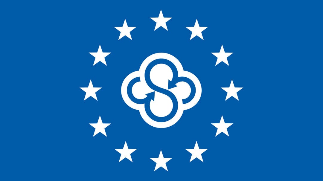 A blue Sync flag confirming Sync is GDPR compliant 